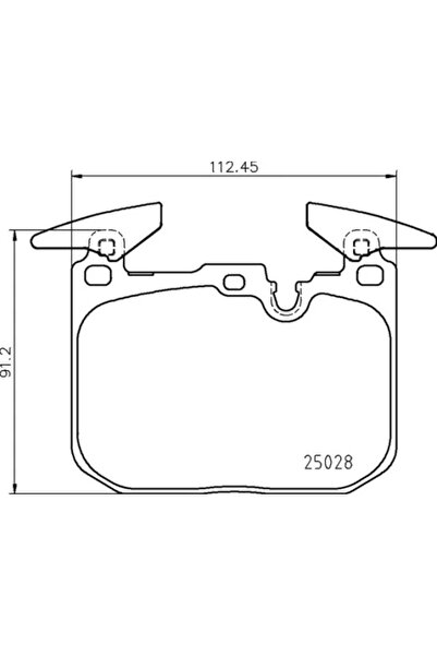 Brembo Set Placute Frana Frana Disc Bmw 1/2 Gran/X2 Mini Mini
