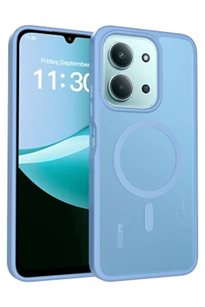 cepmoda حافظة هاتف REDMI ماجسيف (15C (4G)) - الجزء الخلفي من البولي كربونات ا...