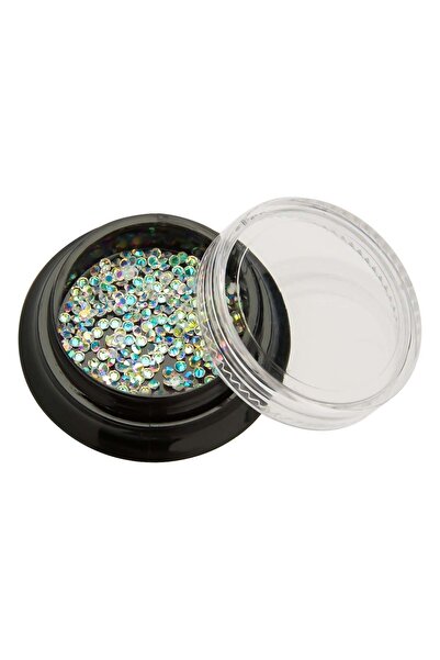 OEM Decorative Nail Rhinestones White Crystalized - 150pcs