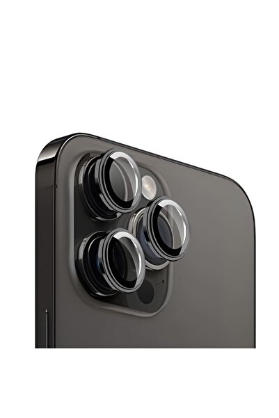 Mobile Origin Προστατευτικά φακού iPhone 14 Pro/Max - Μαύρο, συσκευασία 3 τεμ...