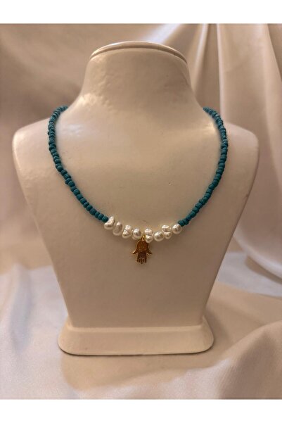 GIDI GIDI SHOP Fi̇mo bead women's necklace