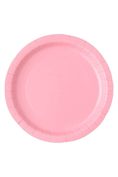 OEM Pink Cardboard Plates 23cm - 10pcs