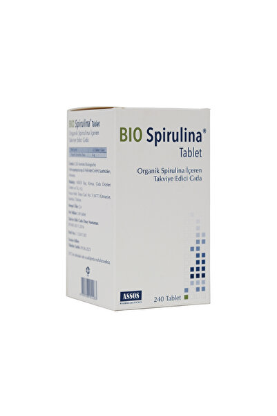 Assos Bıo Spırulına 240 Tablet
