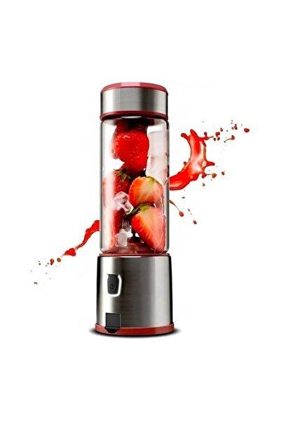 NcK Şarjlı Blender 450 ML Paslanmaz Blender Buz Kırıcılı Smoothie Blender SPo...