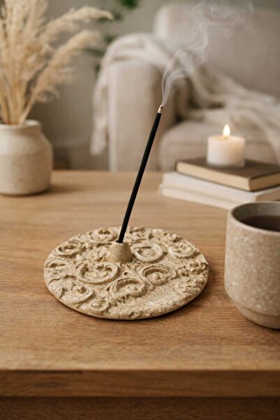 Cogo Seramik El Yapımı Stoneware Seramik Tütsülük – Doğal Dokulu, Ev & Medita...
