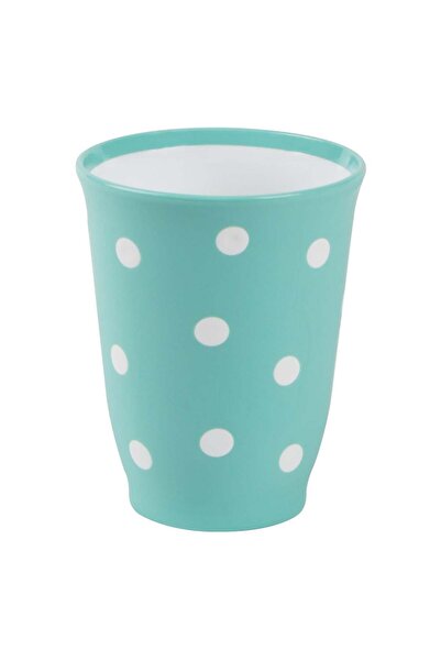 OEM Green Plastic Cup with Polka Dots 350ml