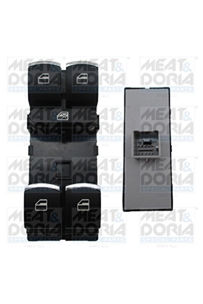 MEATDORIA Comutator Macara Geam Fata Stanga Vw Passat B7/Passat Cc B6