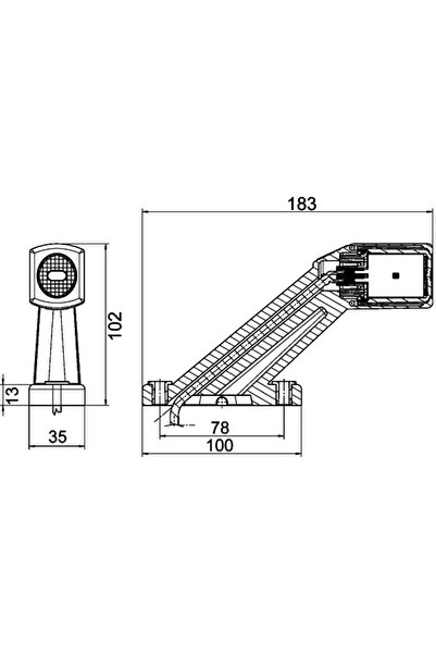 Hella Lumina De Clarificare Montant Lateral 2Xs011769-011