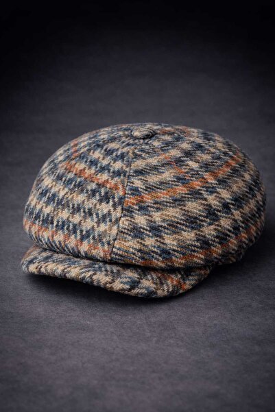 ALASEREN Unisex 8 Piece British Cap |   Winter Wool Patterned Retro Hat