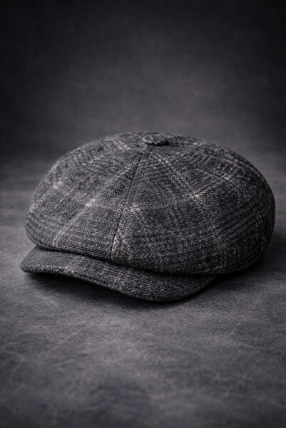 ALASEREN Unisex 8 Piece British Cap |   Winter Wool Patterned Retro Hat