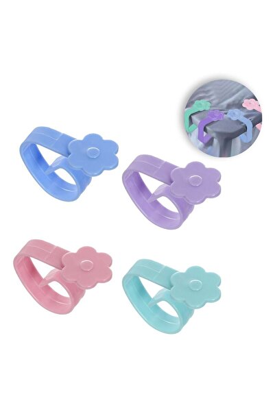OEM Cleme din Plastic Flori Colorate Fixare Fata de Masa - 4buc