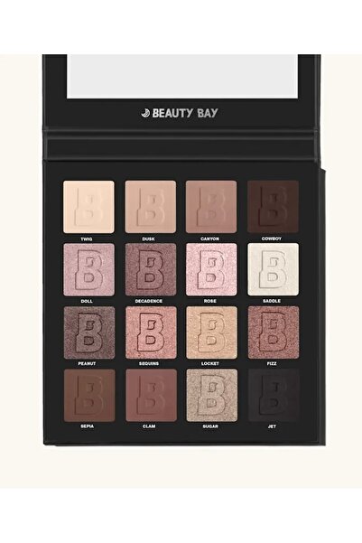 Beauty Beauty Bay 16-Color Eyeshadow Palette - Neutral