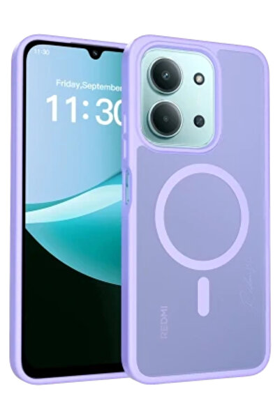 cepmoda حافظة هاتف REDMI "15C (4G) متوافقة مع ماجسيف - خلفية صلبة من البولي ك...