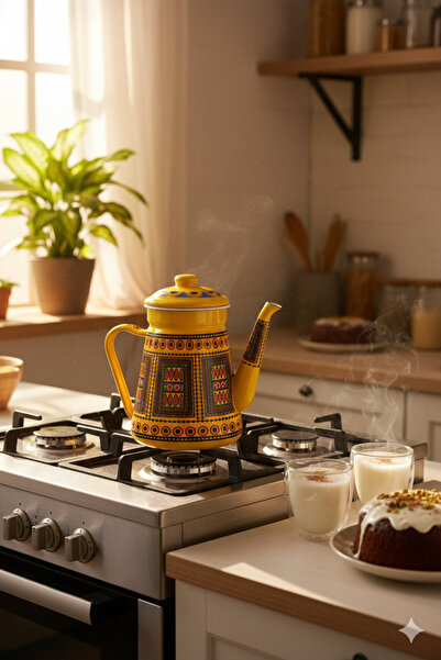 Generic Traditional coffee pot decorated with an authentic dallah design