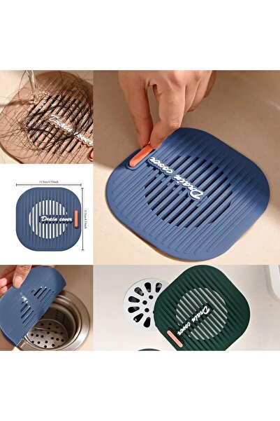 sanal trend Sink with Strainer Bathroom Drain Protector Flexible Strainer Sil...