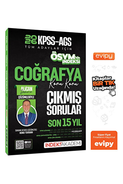 İndeks Akademi Alican Demir|2026 KPSS MEB-AGS Coğrafya ÖSYM nin İndeksi Çıkmı...