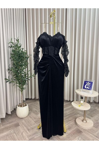 ZAYNAFASHIONSA Violet evening dress