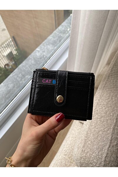 ÇANTA حقيبة نسائية، سوداء، محفظة متعددة الأقسام