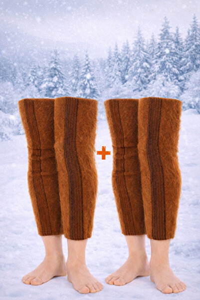 FitOnly Doğal Yün Termal Baldır ve Diz Altı Isıtıcı–Soğuğa Karşı Etkili, Kışl...