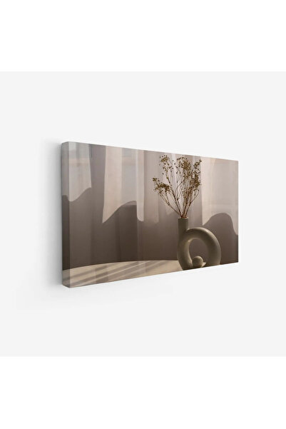 Tajridhome لوحة طبيعة هادئة - مزهرية بسيطة - ألوان دافئة - هادئ - لوحات طبيعة...