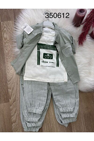 BEGONYA BEBECE KIDS 3-ЧАСТЕН ДЕТСКИ КОМПЛЕКТ ПАНТАЛОНИ РИЗА ТЕНИСКА 2/5 ГОДИНИ