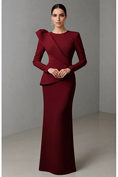 Sultan Ekşioğlu tasarım zümrüt yeşil korse etkili abiye gece elbisesi