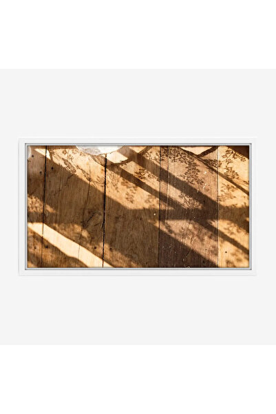 Tajridhome لوحة طبيعة هادئة - ظلال على الخشب - ألوان دافئة - هادئ - لوحات طبي...