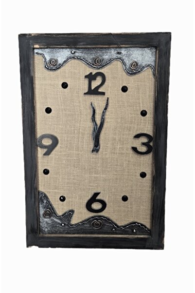 OEM Ceas de perete, rama din lemn, aspect vintage