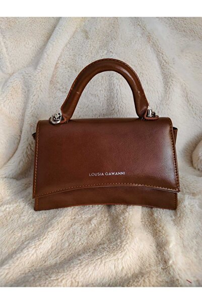 Tuel Curved Cut Chain Detailed Women's Hand & Shoulder Bag