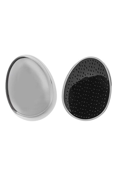 OEM Perie Ovala Model Mirror Argintiu de Descalcit Parul 9cm