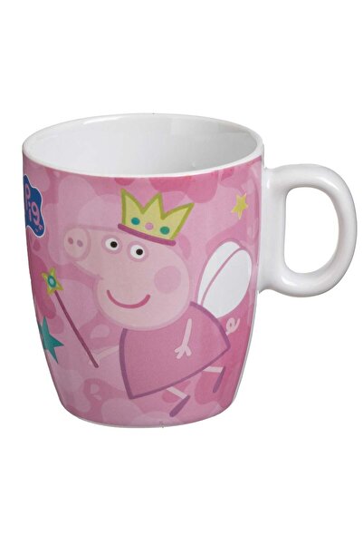OEM Cana Mini din Portelan Roz cu Model Peppa Pig 220ml