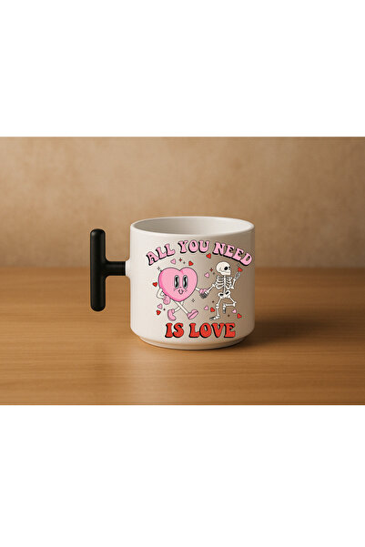 Er-Se Tasarım All You Need for Valentine's Day Is Love Mug Cup, Gift for Love...