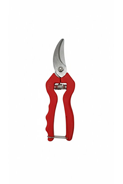 JetVolt Bağ Makası - Profesyonel Bahçe ve Budama Makası - Ergonomik Kırmızı S...