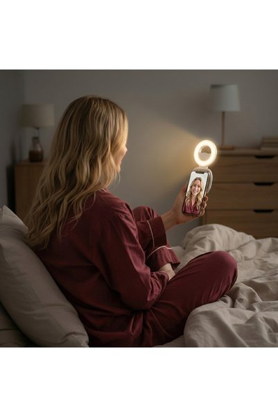 SOFIEV Lampa Ring Light Sofiev® atasare magnetica, Lumina Calda, Rece, Neutra, Intensitate Reglabila, 360°