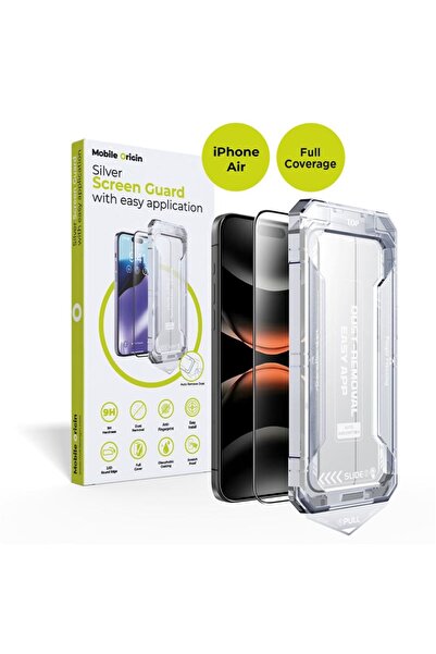 Mobile Origin Protecție de ecran pentru iPhone 17 Air, instalare ușoară, tran...