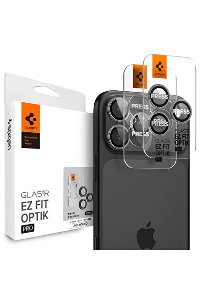 Spigen Glass tR EZ Fit Pro 2-Pack for iPhone Pro Series