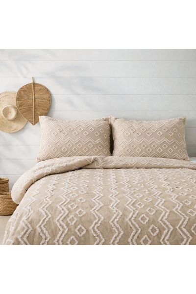 Bizdenuygunuyok Single Bedspread Set 1 Pillowcase Modern Pattern Soft Texture...