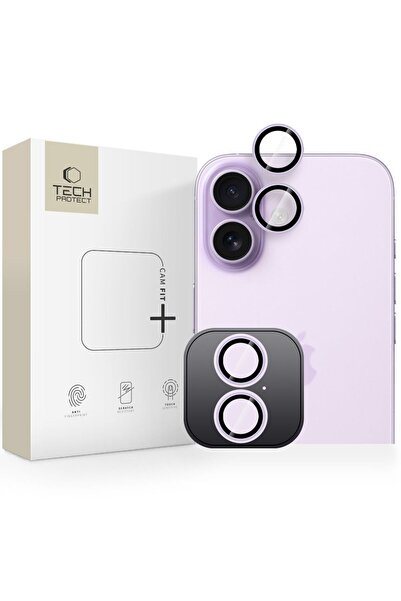 Tech-Protect iPhone 17 Camera Glass Protector - Purple by