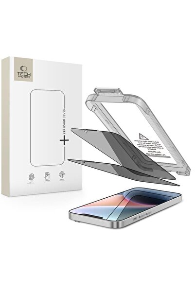 Tech-Protect Sticlă de confidențialitate pentru iPhone 13/14/16, pachet de 2