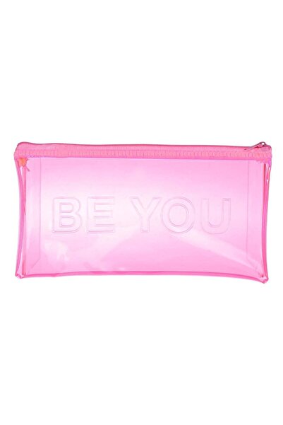 OEM Transparent Floral Pink Neon Be You Wallet 21x11cm