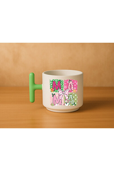 Er-Se Tasarım Special Food-Designed Mug for Mother's Day, Green t Mug as a Gi...