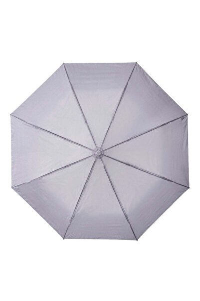 OEM Automatic Folding Rain Umbrella Gray with Strap 31.5cm