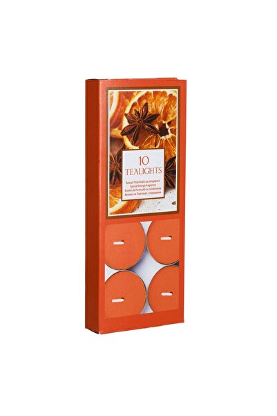 OEM Orange Scented Pill Candles with Orange & Spice Aroma Ø4x1.5cm - 10pcs