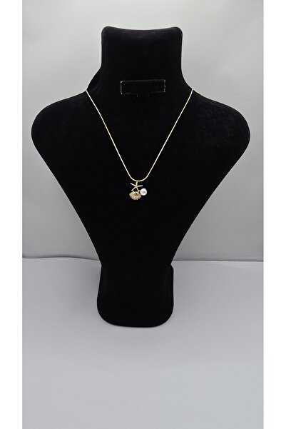 ahsenaksesuar2025 Stainless Steel Gold Color Ocean Themed Pearl Zircon Stone ...
