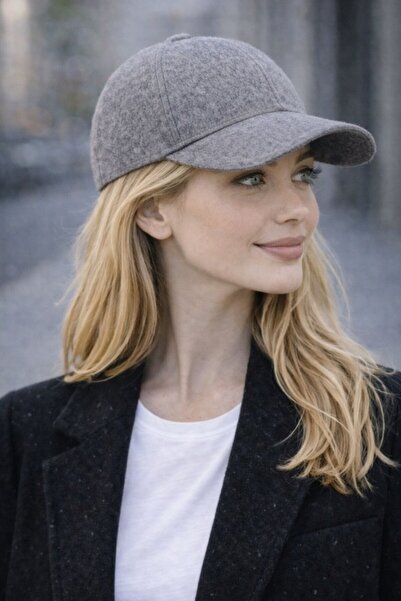 stravis Kaşe Fabric Gray Cap Hat
