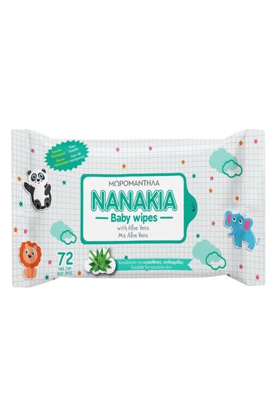 OEM NANAKIA wet wipes 72pcs