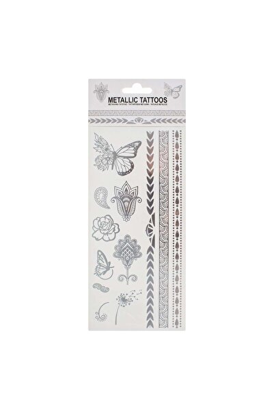 OEM Tattoos Stickers Bracelets Metallic Patterns - 12pcs