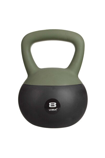 OEM Kettle Bell Greutate Soft cu Maner Negru Verde (8kg)