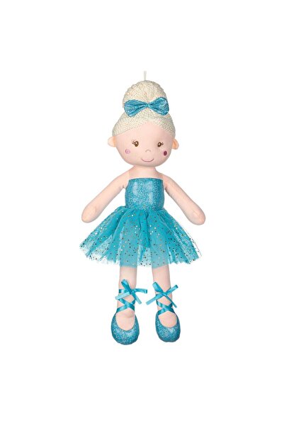 OEM Ballerina Doll Textile Blonde Hair Blue Dress 50cm