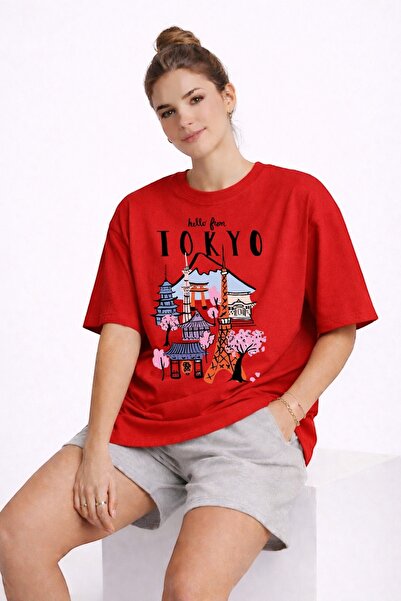 ArtYus Tokyo City Printed Unisex Color T-Shirt